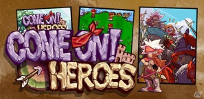 姫をさらった泥棒が主人公の一風変わったシューティングゲーム「Come on！Heroes」がニンテンドーDSiウェアで配信開始！の画像1