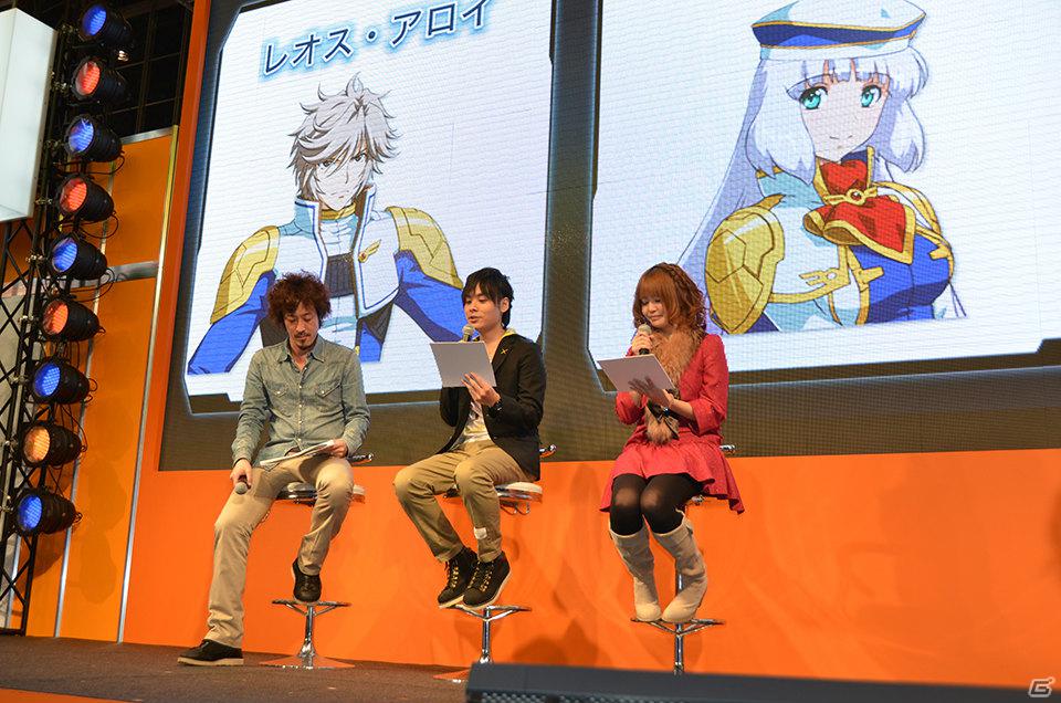 【AOU2012】稼働時期は4月上旬予定！岡本信彦さん、竹達彩奈さんが生アフレコも披露した「機動戦士ガンダム エクストリームバーサス フルブースト」イベントステージをレポートの画像14