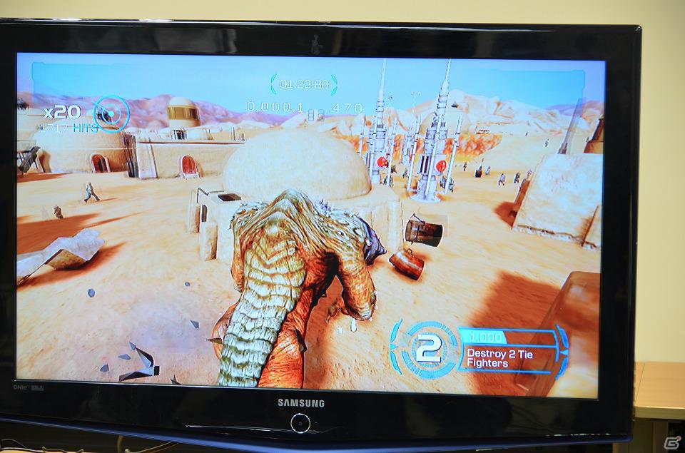 Kinectが実現する究極の「スター・ウォーズ」体験―ライトセイバーやフォース、ポッドレースも体感できたXbox 360「Kinect スター・ウォーズ」体験会レポートの画像16