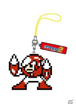 ドットのデザインそのままのストラップが登場！ロックマン