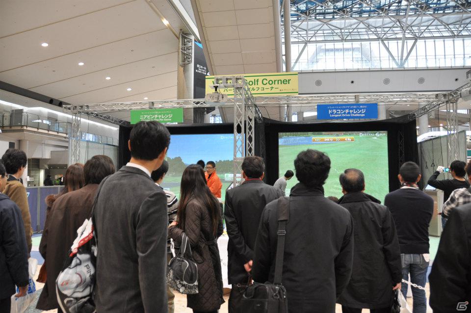 【第46回 ジャパンゴルフフェア2012】「ゴルフコネクション」可視化トレーニングでゴルフがうまくなる！山本幸路プロの実機プレイやバーチャルゴルフコーナーでの試遊もの画像97