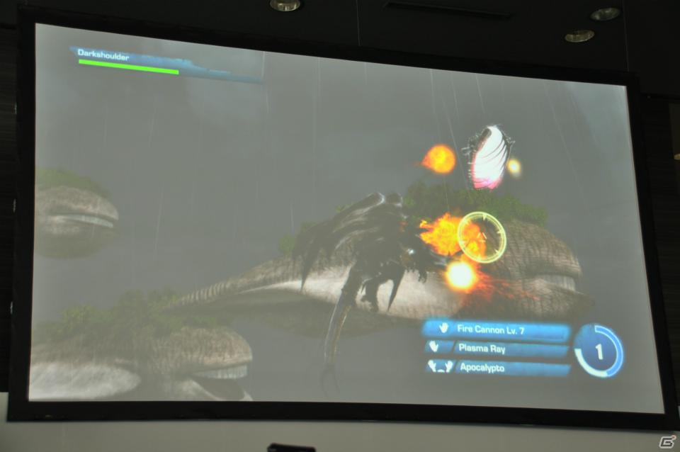 コクピットの操作感を再現した「重鉄騎」デモプレイ！Project Dracoの正式名称は「クリムゾン ドラゴン」に決定！「バイオハザード オペレーション・ラクーンシティ」などプレイアブル出展は日本初となるタイトルもの画像196