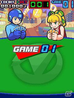 定番トランプゲーム「ポーカー」がFlashゲームで登場！「ロックマン ポーカー」本日3月1日より配信開始の画像1
