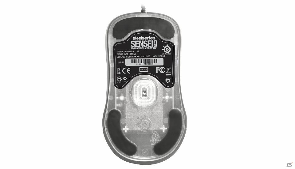 SteelSeries、オムロンスイッチ＆レーザーセンサーを搭載したゲーミングマウス「SteelSeries Sensei(RAW)」を発表の画像9