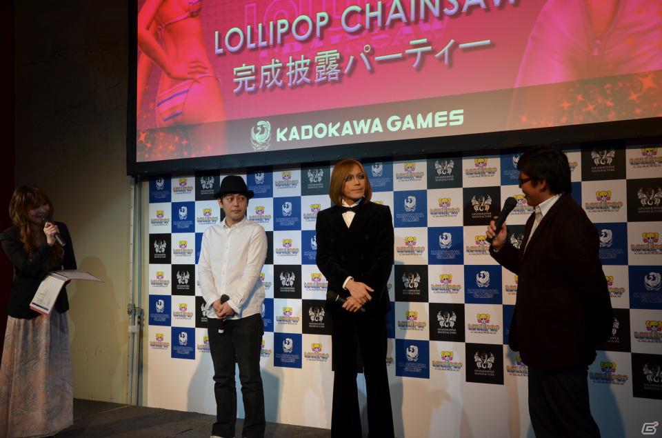 PS3/Xbox 360「ロリポップチェーンソー」完成披露パーティー開催！日笠陽子さん、喜多村英梨さんなど豪華声優陣やROLLY＆スネオヘアーも登壇の画像19