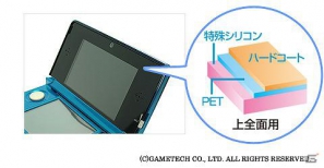 自然に気泡が抜けて空気が入りにくい3DS用液晶保護シート「空気入らなシート3D」3月28日より発売の画像4