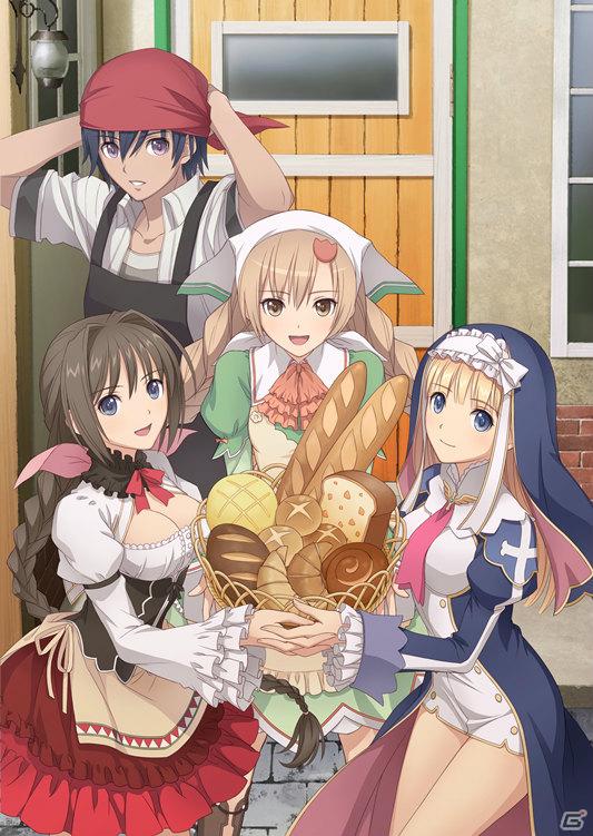TVアニメ「シャイニング・ハーツ ～幸せのパン～」の登場キャラクターを線画イラストとともに紹介！の画像2