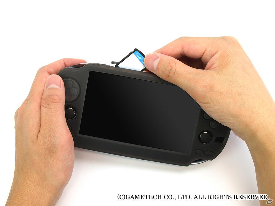 シリコン素材で快適操作＆握りやすいグリップを搭載したプロテクトカバー仕様のPS Vita用「シリコングリップV」3月30日発売の画像10