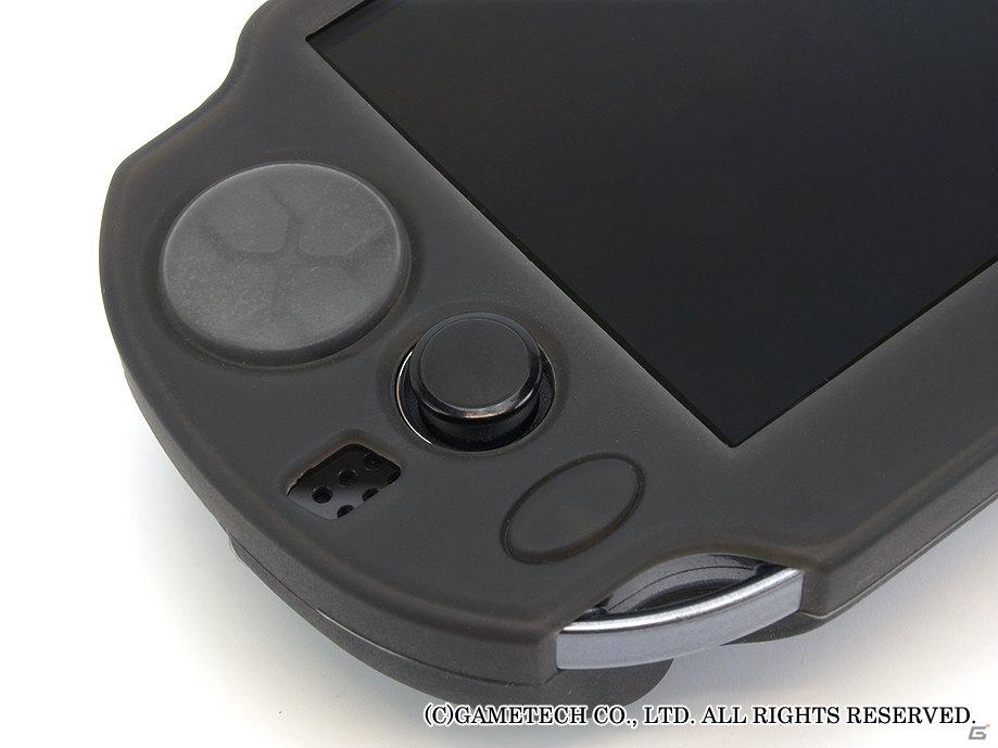 シリコン素材で快適操作＆握りやすいグリップを搭載したプロテクトカバー仕様のPS Vita用「シリコングリップV」3月30日発売の画像7