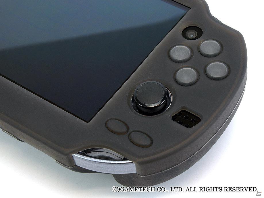 シリコン素材で快適操作＆握りやすいグリップを搭載したプロテクトカバー仕様のPS Vita用「シリコングリップV」3月30日発売の画像8