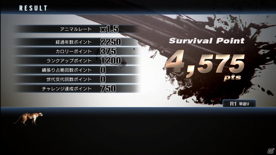 PS3「TOKYO JUNGLE」動物のコスチュームやアンロックに必要な「サバイバルポイント」を紹介―ハンティングには欠かせないアクション要素の情報も！の画像4