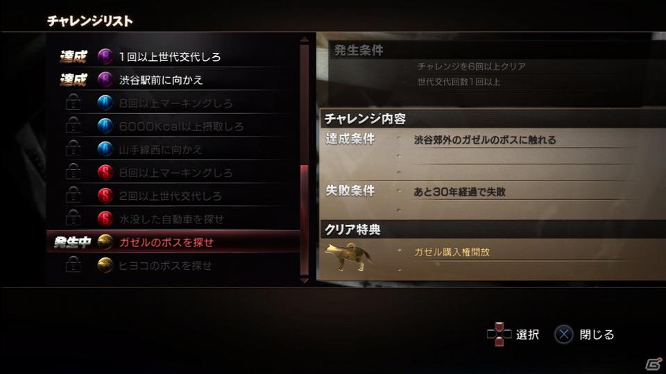 PS3「TOKYO JUNGLE」動物のコスチュームやアンロックに必要な「サバイバルポイント」を紹介―ハンティングには欠かせないアクション要素の情報も！の画像9