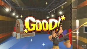 ガードできれば「GooD!」の文字が出て、<br />パラメーター大幅アップ!