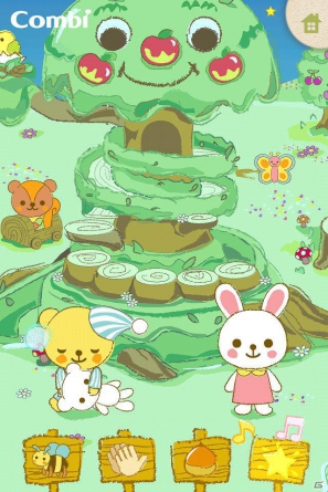 “指”を使って楽しく遊ぼう！コンビ監修の幼児向けAndroid/iPhoneアプリ「ゆびであそぼう！コンビの森」配信開始の画像13