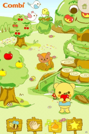 “指”を使って楽しく遊ぼう！コンビ監修の幼児向けAndroid/iPhoneアプリ「ゆびであそぼう！コンビの森」配信開始の画像6