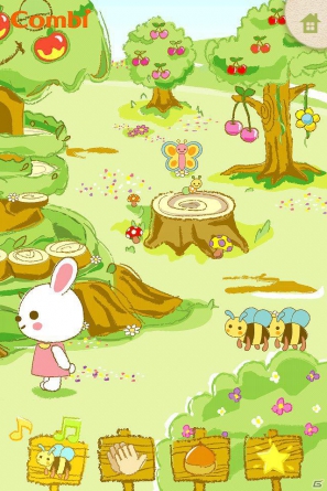 “指”を使って楽しく遊ぼう！コンビ監修の幼児向けAndroid/iPhoneアプリ「ゆびであそぼう！コンビの森」配信開始の画像8