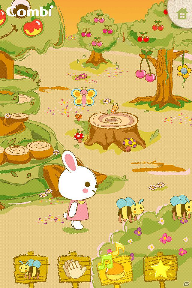 “指”を使って楽しく遊ぼう！コンビ監修の幼児向けAndroid/iPhoneアプリ「ゆびであそぼう！コンビの森」配信開始の画像10