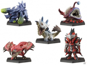 「モンスターハンター」4月のアミューズメント専用景品情報！ぬいぐるみがま口にチャチャを追加して再登場！コレクションフィギュアにはブラキディオスが登場の画像3