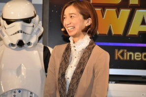 Xbox 360「Kinect スター・ウォーズ」発売記念イベントに麒麟の2人と元SDN48芹那さんが登場、ダース・ベイダー卿に挑戦＆得意のダンスを披露！？フォースでプレゼントをつかめ！の画像64