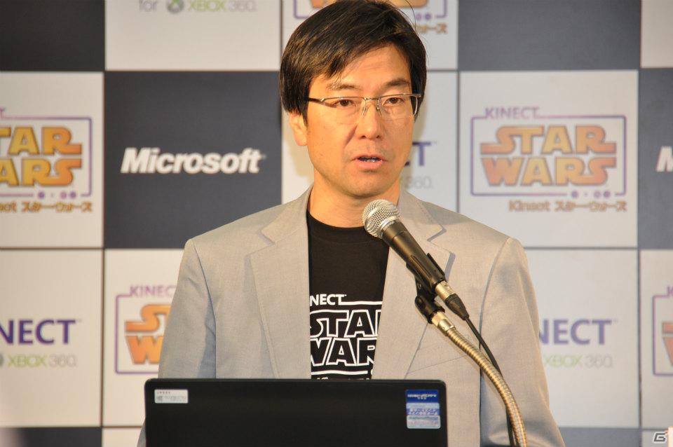 Xbox 360「Kinect スター・ウォーズ」発売記念イベントに麒麟の2人と元SDN48芹那さんが登場、ダース・ベイダー卿に挑戦＆得意のダンスを披露！？フォースでプレゼントをつかめ！の画像1
