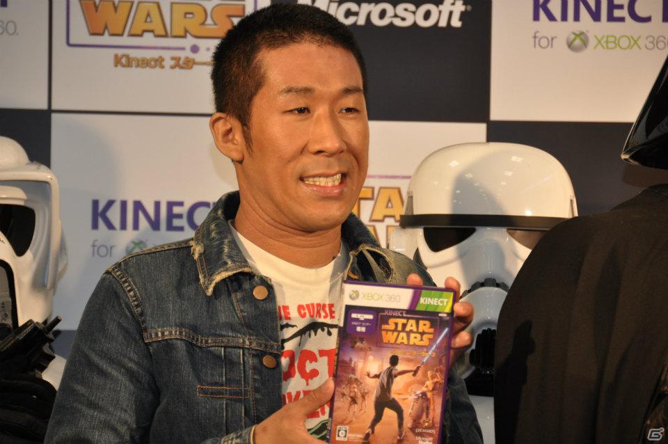 Xbox 360「Kinect スター・ウォーズ」発売記念イベントに麒麟の2人と元SDN48芹那さんが登場、ダース・ベイダー卿に挑戦＆得意のダンスを披露！？フォースでプレゼントをつかめ！の画像70