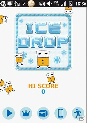 ひたすら落ちて南極の底を目指そう！Android「ICE DROP」配信開始の画像1