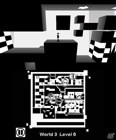 3DS「SHIFTING WORLD 白と黒の迷宮」2つのゲームモードやステージに用意されたアイテムを紹介―ゲームのポイントを押さえたプレイムービーも！の画像3