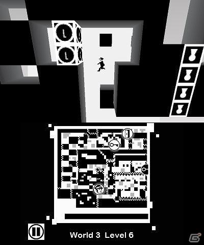 3DS「SHIFTING WORLD 白と黒の迷宮」2つのゲームモードやステージに用意されたアイテムを紹介―ゲームのポイントを押さえたプレイムービーも！の画像7