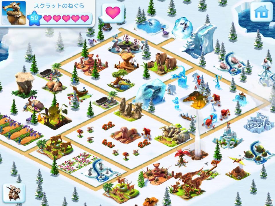 ゲームロフト、iPhone/iPod touch/iPad向けに「アイス・エイジ：ビレッジ」の配信を開始の画像8