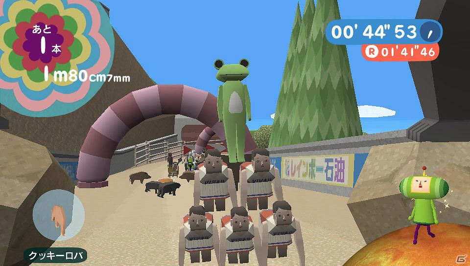 PS Vita「塊魂 ノ・ビ～タ」4月19日より「みんなといっしょ」とコラボしたDLCミッション「ダウンヒルレース」を配信―塊魂風のトロ＆クロが登場！の画像12