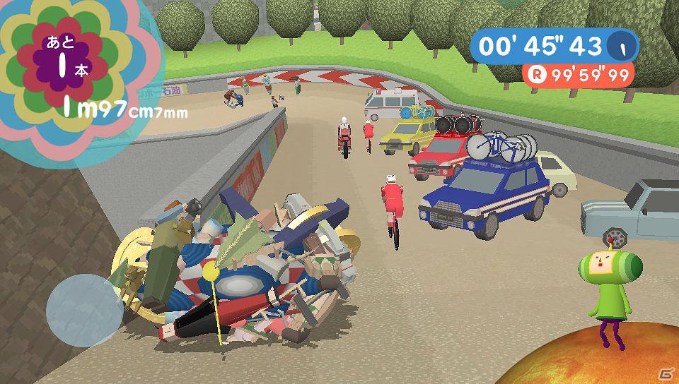 PS Vita「塊魂 ノ・ビ～タ」4月19日より「みんなといっしょ」とコラボしたDLCミッション「ダウンヒルレース」を配信―塊魂風のトロ＆クロが登場！の画像22