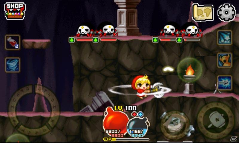 Android「エルピスストーリー」Google Playにて配信開始―赤ずきんちゃんがオオカミや歪んだ愛、歴史も叩きなおす痛快アクションRPGの画像5