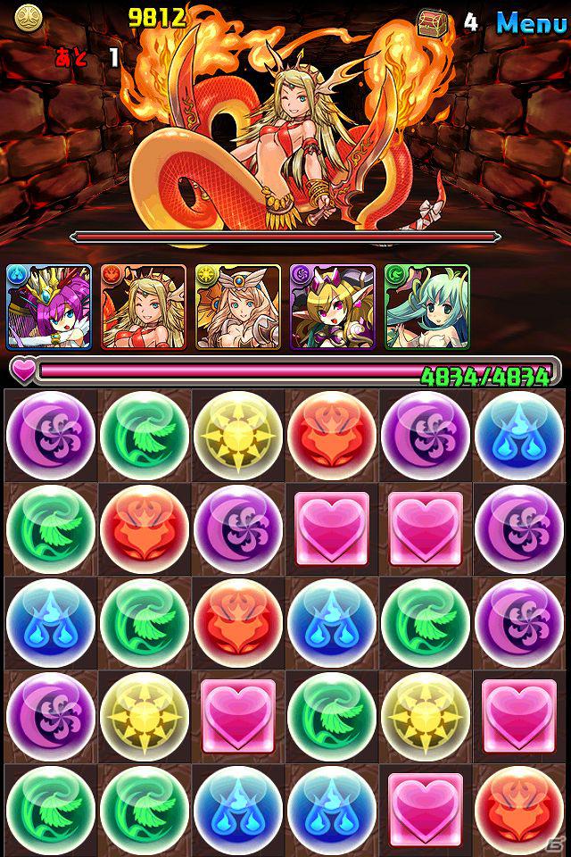 iPhone/iPod touch/iPad「パズル＆ドラゴンズ」新ダンジョンと人気モンスターの進化形を追加実装！ユニバーサル対応で、iPadでも高画質プレイが可能にの画像3