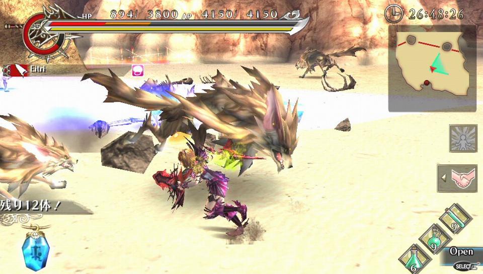 PS Vita「ラグナロク オデッセイ」大型アップデート第2弾の配信日が4月26日に決定！新ステージ「ソグラト砂漠」を舞台に新たなモンスターも登場の画像3