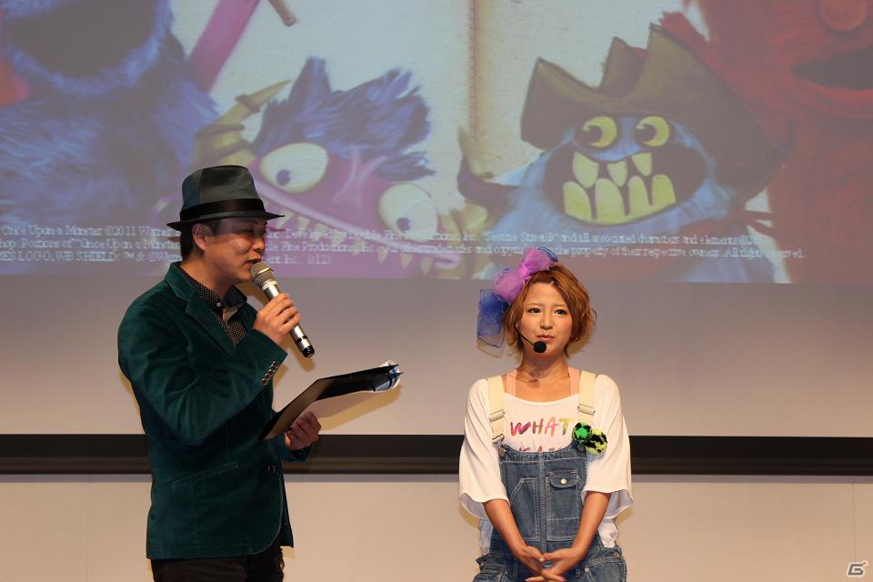 Xbox 360「セサミストリート：ワンス・アポン・ア・モンスター」発売記念イベントで、元モー娘。の矢口真里さんが子供たちとプレイの画像2