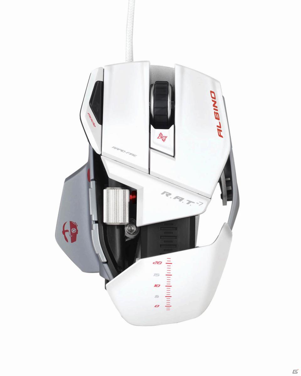 マッドキャッツ、ハイエンドゲーミングマウスCyborg R.A.T. 7の新色をアマゾン・ジャパン内Mad Catzショップで発売の画像4