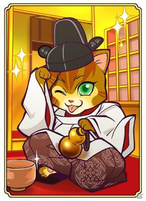 Yahoo！Mobage/Mobage「のぶニャがの野望」オリジナル宝カード1枚が付いてくるぬいぐるみマスコットがクレーンゲームのプライズに！の画像4