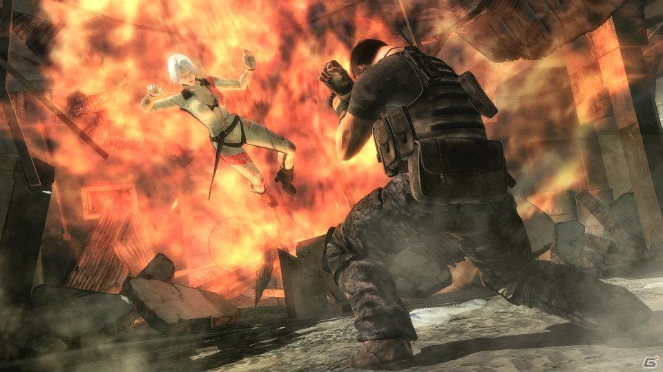 PS3/Xbox 360「DEAD OR ALIVE 5」最新ムービー＆画面写真が公開に―市街戦をモチーフにした「戦場」ステージで、「クリスティ」「バイマン」の壮絶な闘いをチェックしようの画像6