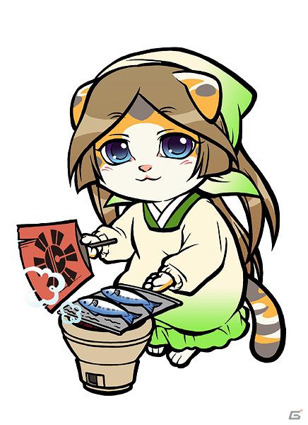 Yahoo！Mobage/Mobage「のぶニャがの野望」夫婦善哉をテーマに新規カード8枚追加！ニャべしま直茂とスコ鶴のビジュアルも公開の画像2