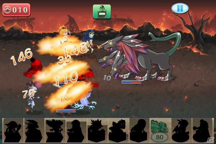 Android向けモンスター召喚バトルゲームMobage「召喚×進撃×モンスターズ！！」のサービスを開始の画像2