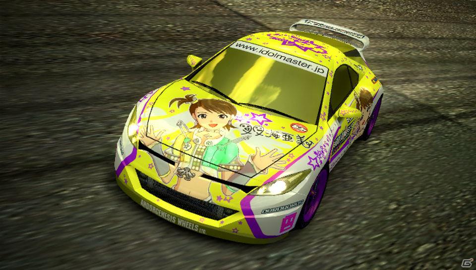 PS Vita「リッジレーサー」5月10日より配信となるダウンロードコンテンツ情報を公開―「アイドルマスター」EXカラーの亜美＆真美が登場の画像4