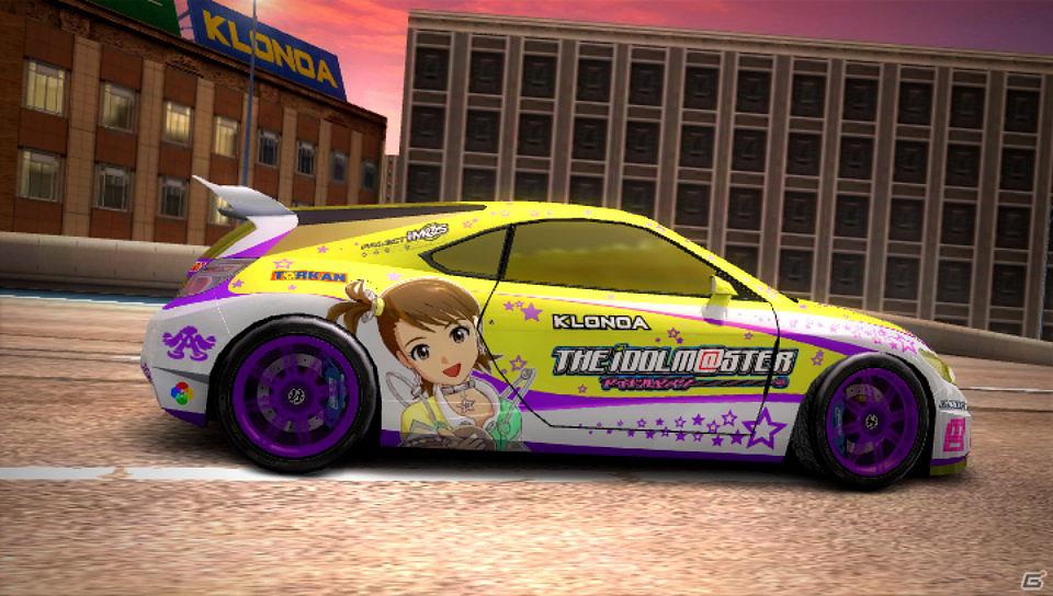 PS Vita「リッジレーサー」5月10日より配信となるダウンロードコンテンツ情報を公開―「アイドルマスター」EXカラーの亜美＆真美が登場の画像5