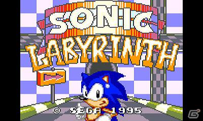 3DSバーチャルコンソールにてゲームギア「ソニックラビリンス」が5月16日より配信開始の画像1