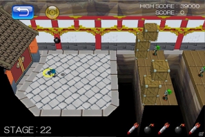 指1本で忍者を操り爆弾を仕掛けろ！iOS「忍者ボム」5月10日より配信開始の画像2