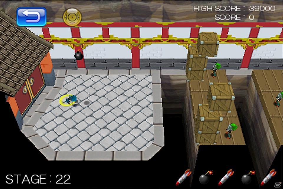 指1本で忍者を操り爆弾を仕掛けろ！iOS「忍者ボム」5月10日より配信開始の画像2
