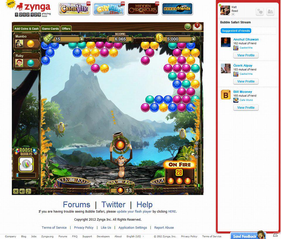 ソーシャルバブルシューティングゲーム「Bubble Safari」がFacebook向けに14言語で世界同時配信の画像4