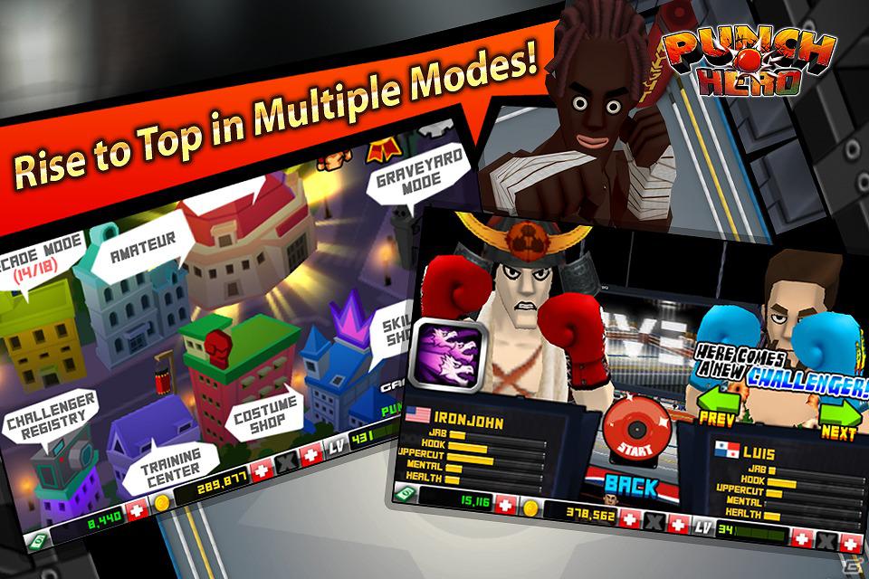 ボクシング初心者をチャンピオンに導け！iOS「Punch Hero」配信開始の画像3