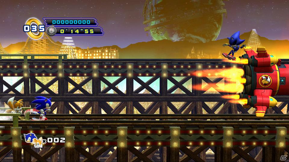 「ソニック・ザ・ヘッジホッグ4 エピソードII」メタルソニックがボスとして登場するステージ「ホワイトパーク」＆友達と楽しむ協力プレイを紹介！の画像24