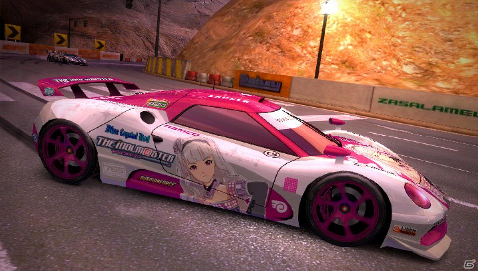 PS Vita「リッジレーサー」5月17日＆24日配信のダウンロードコンテンツ情報を公開―「アイドルマスター」EXカラーの貴音や律子が登場の画像7