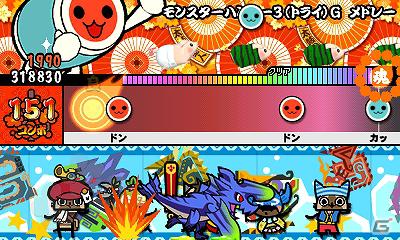 3DS「太鼓の達人 ちびドラゴンと不思議なオーブ」マモノたちと戦う演奏バトルやお題のクリアを目指すチャレンジ演奏を紹介！の画像2